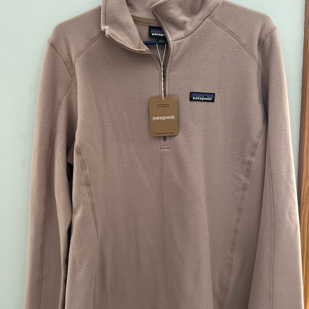 Patagonia Mauve Micro D 1/4-Zip Fleece